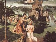 PATENIER, Joachim The Baptism of Christ oil painting artist